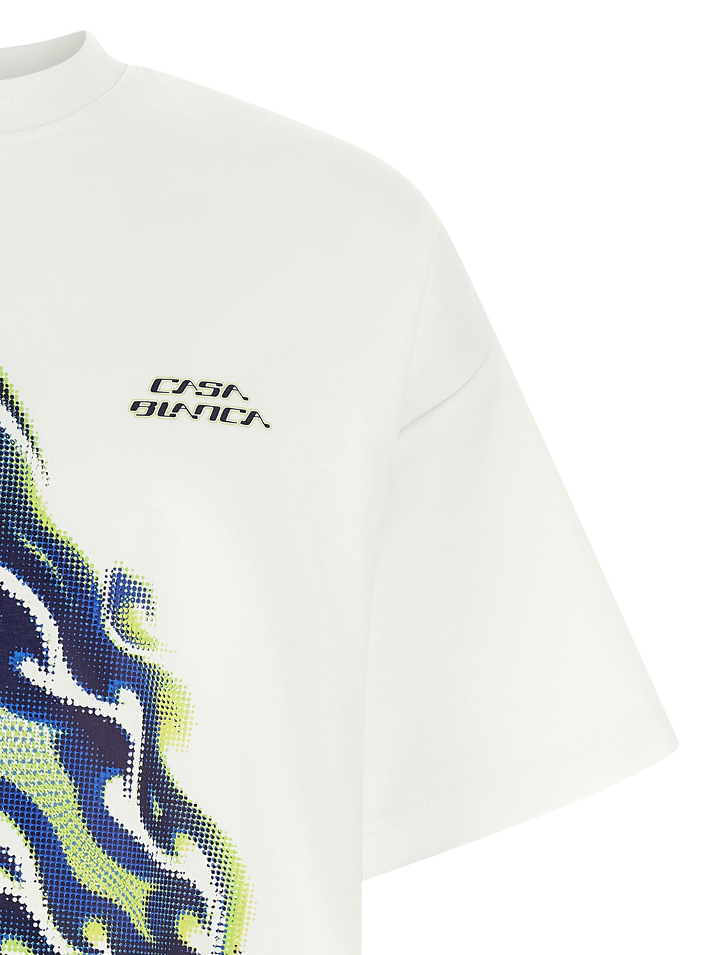 Casablanca White Cotton T-Shirt Casablanca
