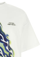 Casablanca White Cotton T-Shirt Casablanca