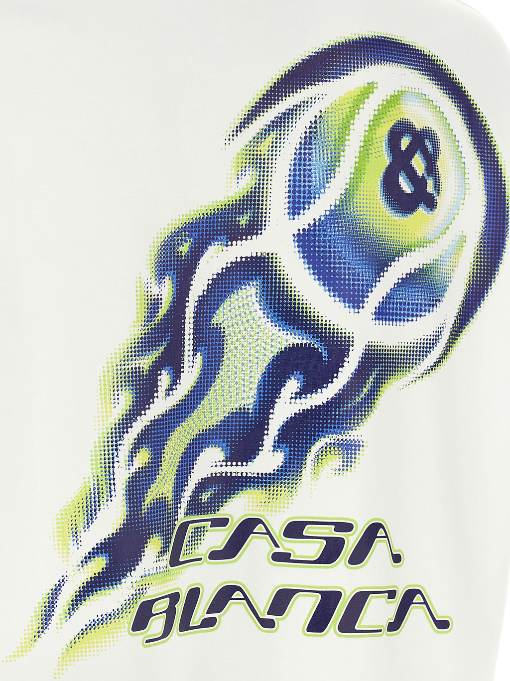 Casablanca White Cotton T-Shirt Casablanca