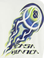 Casablanca White Cotton T-Shirt Casablanca