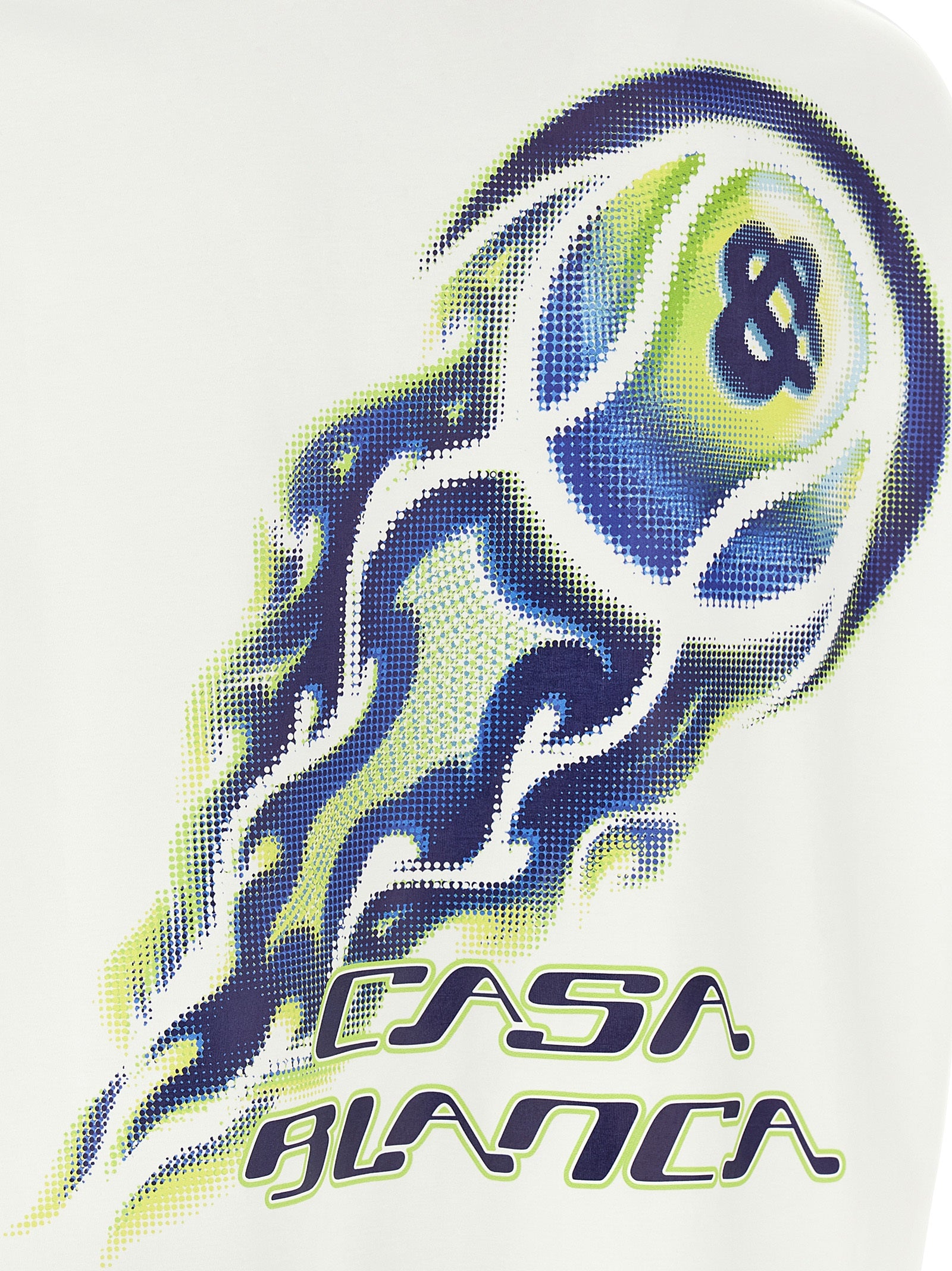 Casablanca White Cotton T-Shirt Casablanca