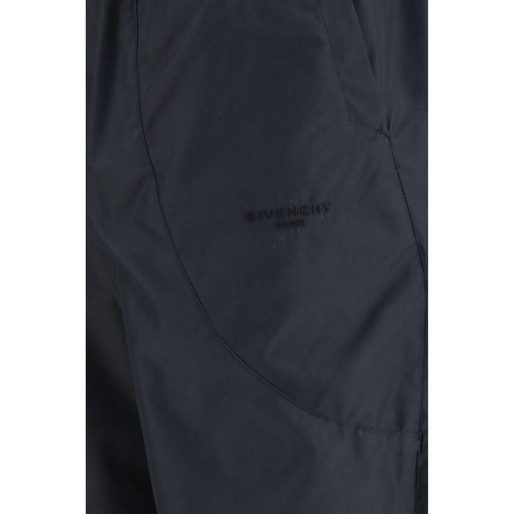 Givenchy Black Cotton Joggers Workout Pants