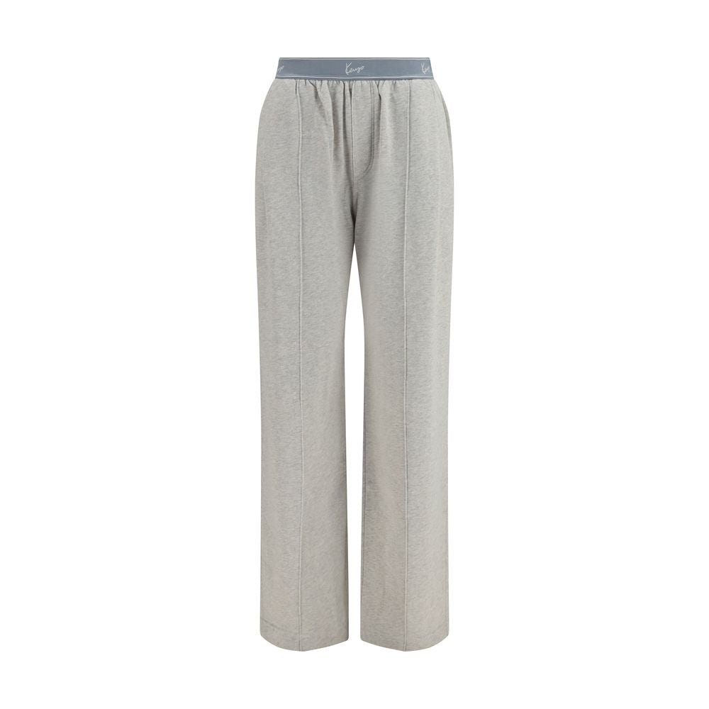 Kenzo Gray Cotton Joggers Workout Pants