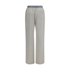 Kenzo Gray Cotton Joggers Workout Pants