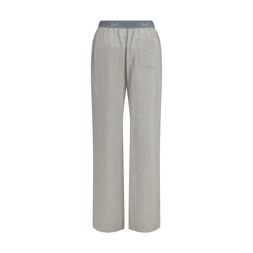 Kenzo Gray Cotton Joggers Workout Pants