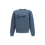 Kenzo Blue Cotton Sweatshirt