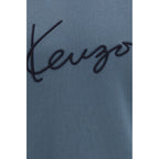 Kenzo Blue Cotton Sweatshirt
