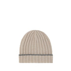 Brunello Cucinelli Beige Cashmere Beanie