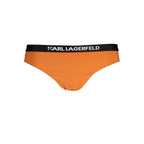 Karl Lagerfeld Arancione Poliammide Woman Swim Brief Karl Lagerfeld