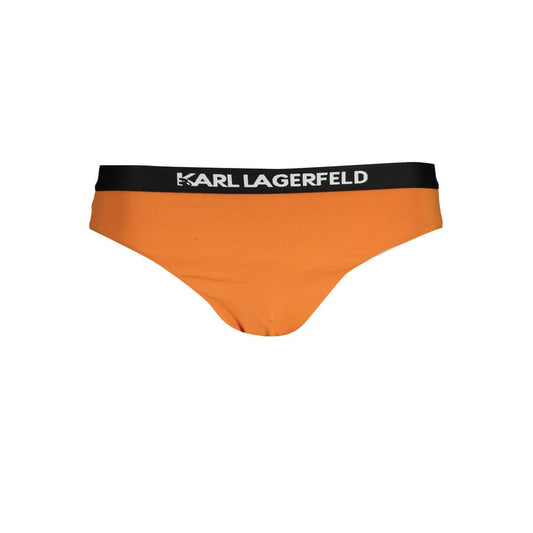 Karl Lagerfeld Arancione Poliammide Woman Swim Brief Karl Lagerfeld