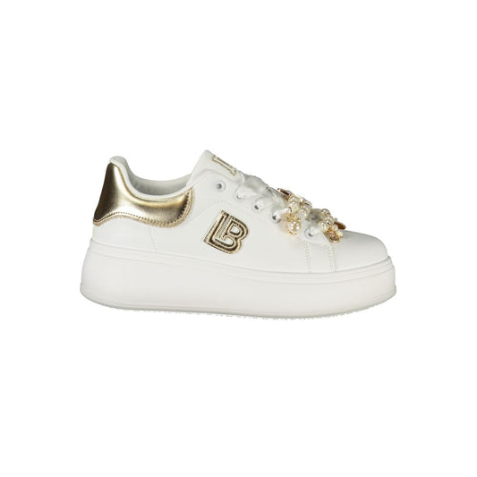 Laura Biagiotti White Polyester Women Sneaker Laura Biagiotti