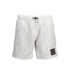 Karl Lagerfeld Bianco Polyester Men's Swim Boxer Karl Lagerfeld