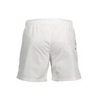Karl Lagerfeld Bianco Polyester Men's Swim Boxer Karl Lagerfeld