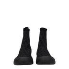 Valentino Garavani Black Fabric High Top Sneakers Valentino Garavani