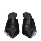 Off-White Black Leather High Heel Pumps Off-White
