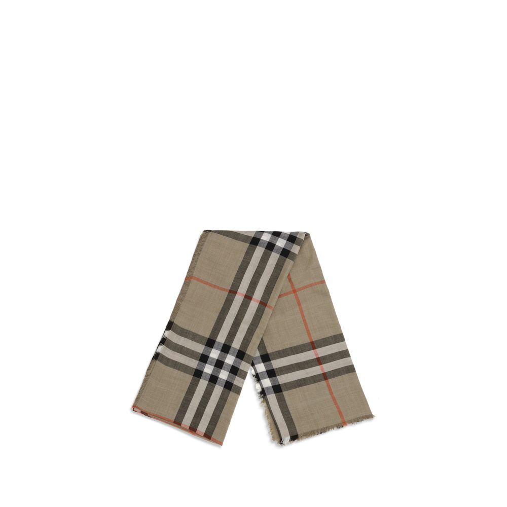 Burberry Beige Wool Oves Aries Scarf - Eljoys Fashion 