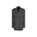 Brunello Cucinelli Black Elastane Blazer Brunello Cucinelli