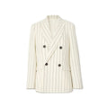 Brunello Cucinelli White Wool Blazer Brunello Cucinelli