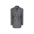 Brunello Cucinelli Gray Virgin Wool Blazer Brunello Cucinelli