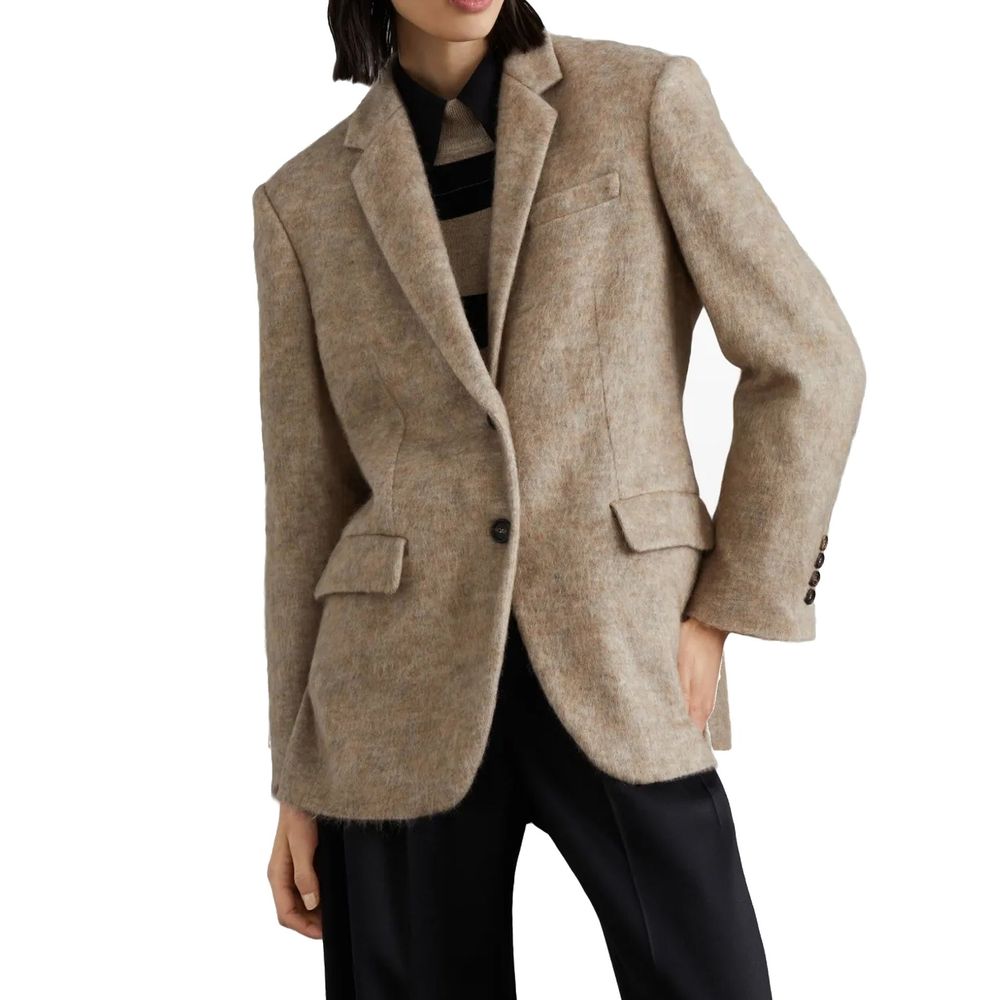 Brunello Cucinelli Beige Cashmere Blazer Brunello Cucinelli