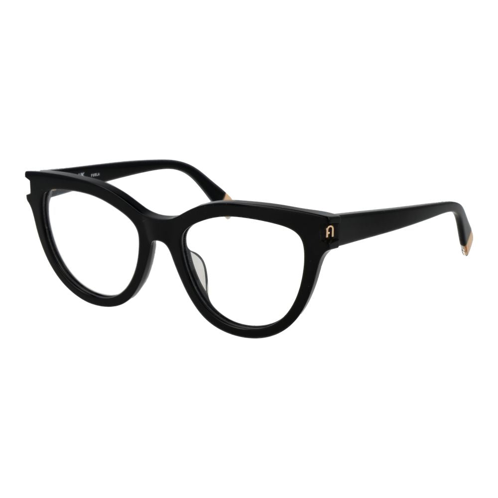 Furla Black Cellulose Acetate Glasses Frames