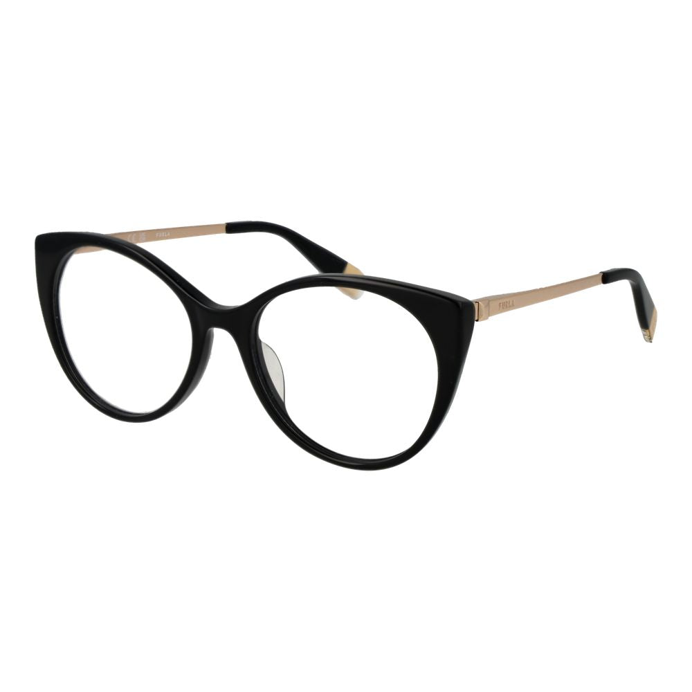 Furla Black Cellulose Acetate Glasses Frames