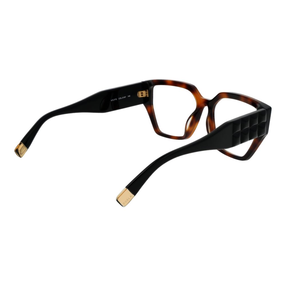 Furla Brown Cellulose Acetate Glasses Frames