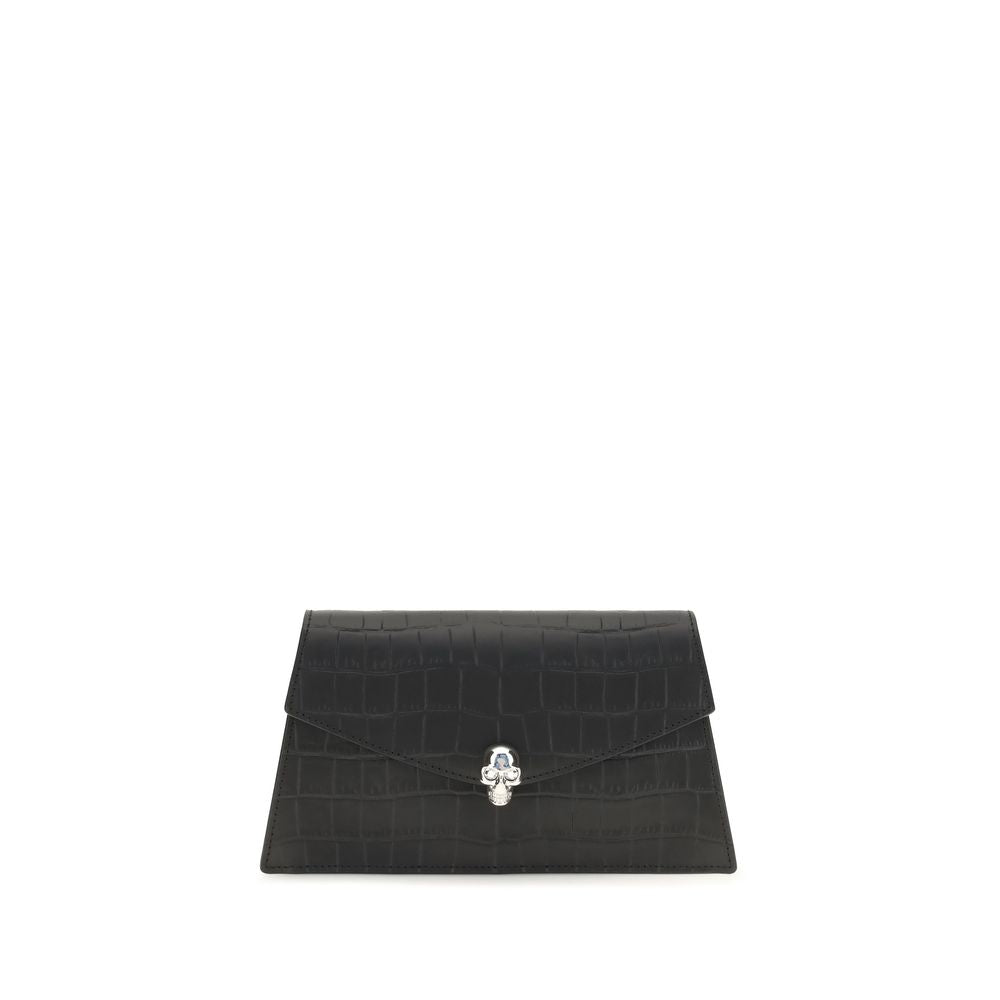 Alexander McQueen Black Calf Leather Bos Taurus Shoulder Bag Alexander McQueen