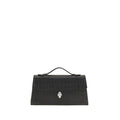 Alexander McQueen Black Calf Leather Bos Taurus Shoulder Bag Alexander McQueen