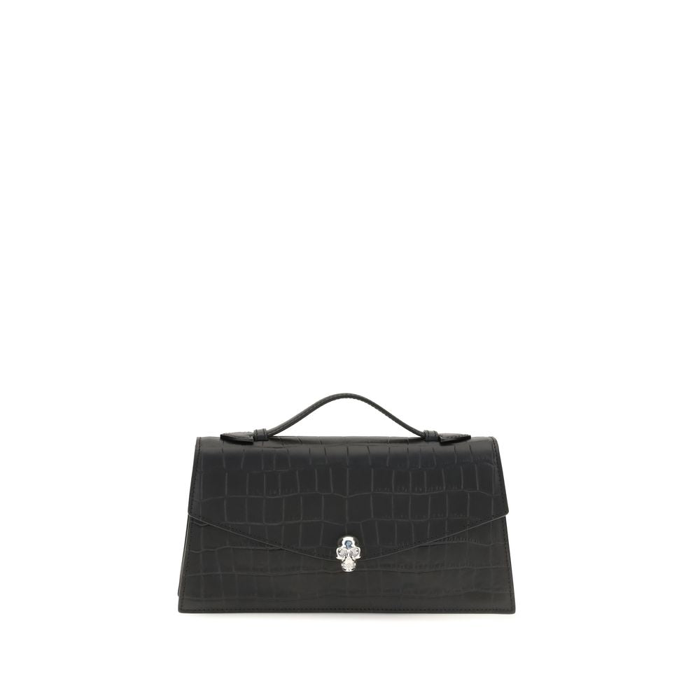 Alexander McQueen Black Calf Leather Bos Taurus Shoulder Bag Alexander McQueen