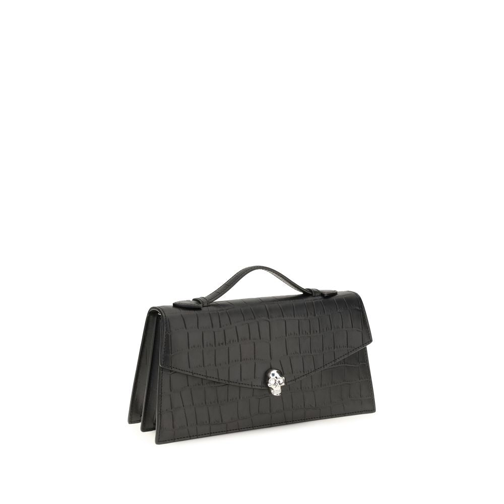 Alexander McQueen Black Calf Leather Bos Taurus Shoulder Bag Alexander McQueen