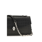 Alexander McQueen Black Calf Leather Bos Taurus Shoulder Bag Alexander McQueen