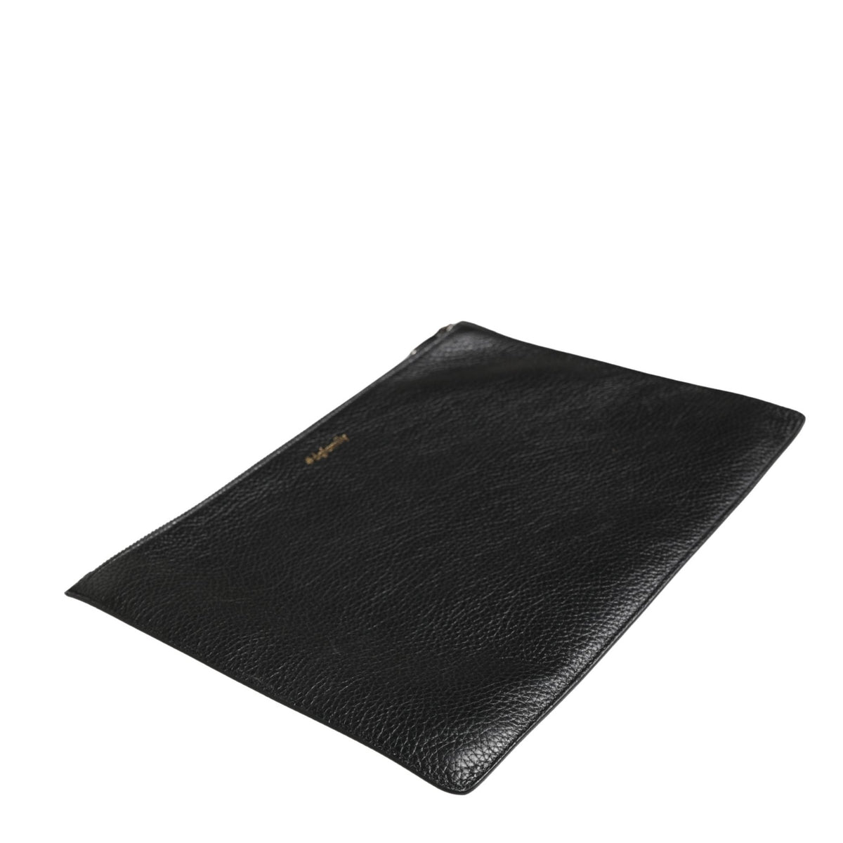 Dolce & Gabbana Black #DGFamily Embellished Leather Clutch Borse Bag