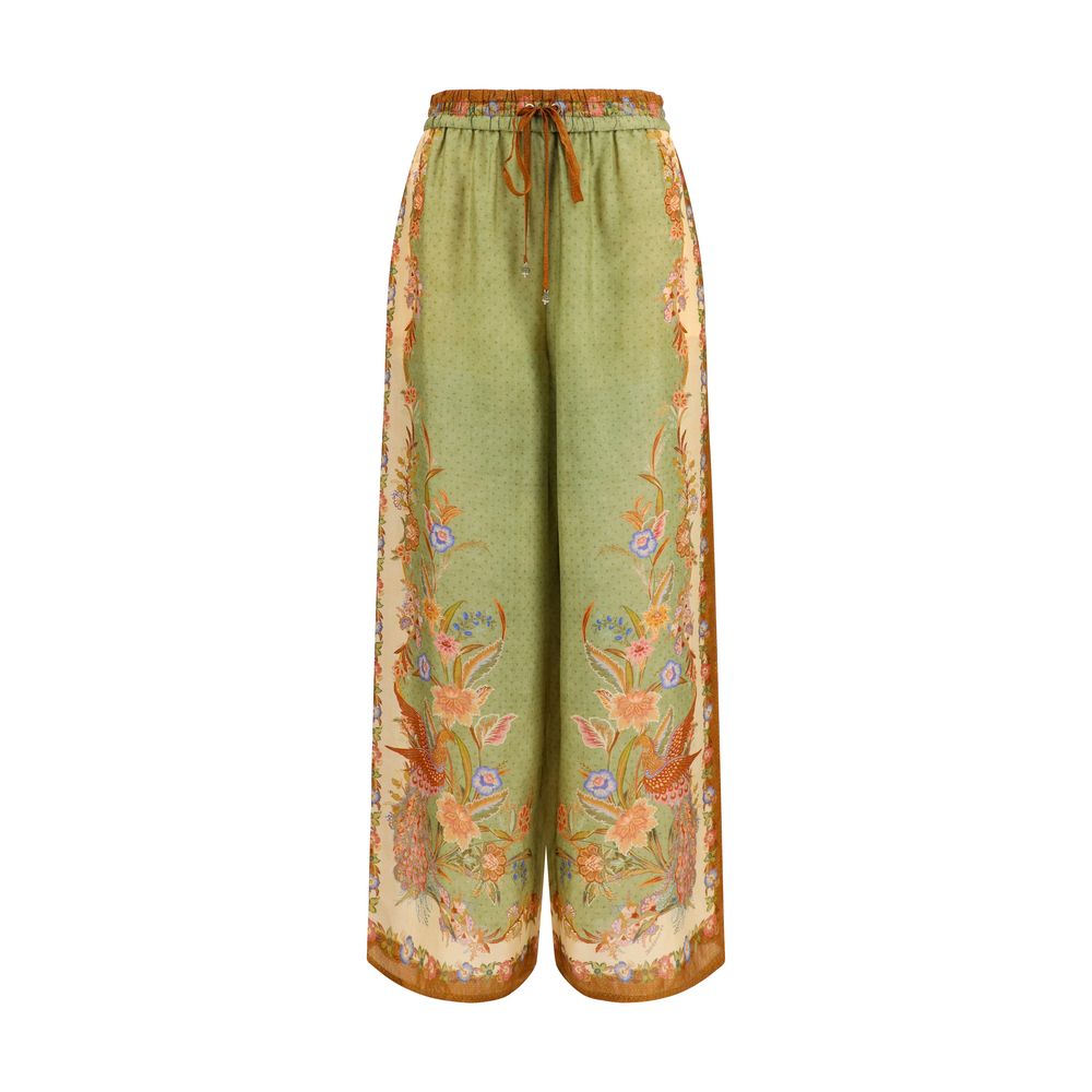 Zimmermann Multicolor Silk Casual Pants Zimmermann
