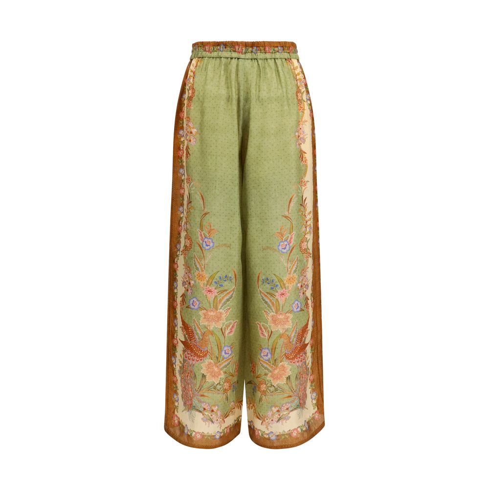 Zimmermann Multicolor Silk Casual Pants Zimmermann