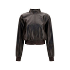 Gucci Brown Lamb Ovis Aries Aries Bomber