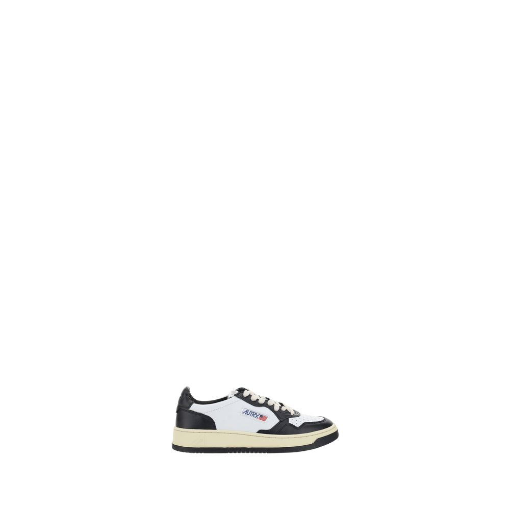 Autry White Calf Leather Bos Taurus Athletic Sneakers Autry