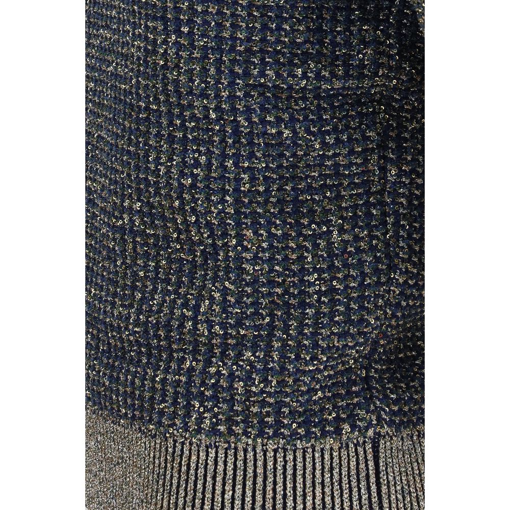 Balmain Blue Polyamide Sweatshirt Balmain