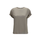 Brunello Cucinelli Beige Elastane Blouse