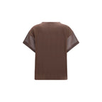 Brunello Cucinelli Brown Cotton T-Shirt