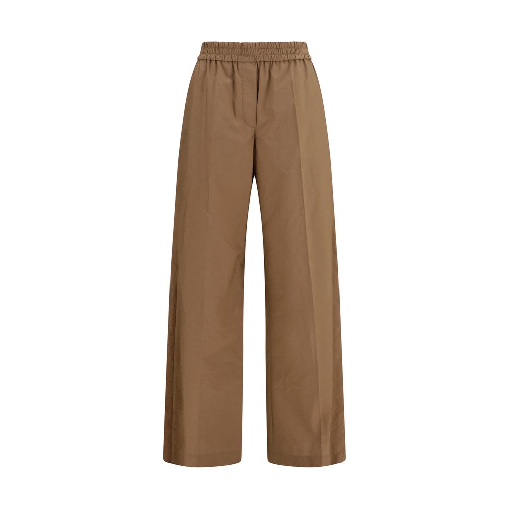 Brunello Cucinelli Brown Cotton Casual Pants Brunello Cucinelli