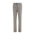 Brunello Cucinelli Bicolor Cotton Chino Pants