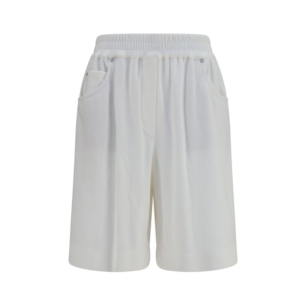 Brunello Cucinelli White Cotton Clothing Brunello Cucinelli