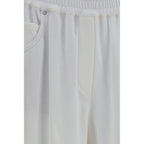 Brunello Cucinelli White Cotton Bermuda Shorts