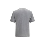 Brunello Cucinelli Gray Cotton T-Shirt