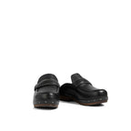 Brunello Cucinelli Black Leather Mules Brunello Cucinelli