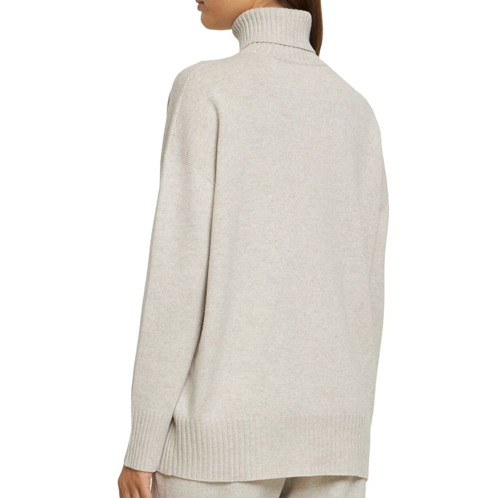 Brunello Cucinelli Beige Cashmere Turtleneck Brunello Cucinelli