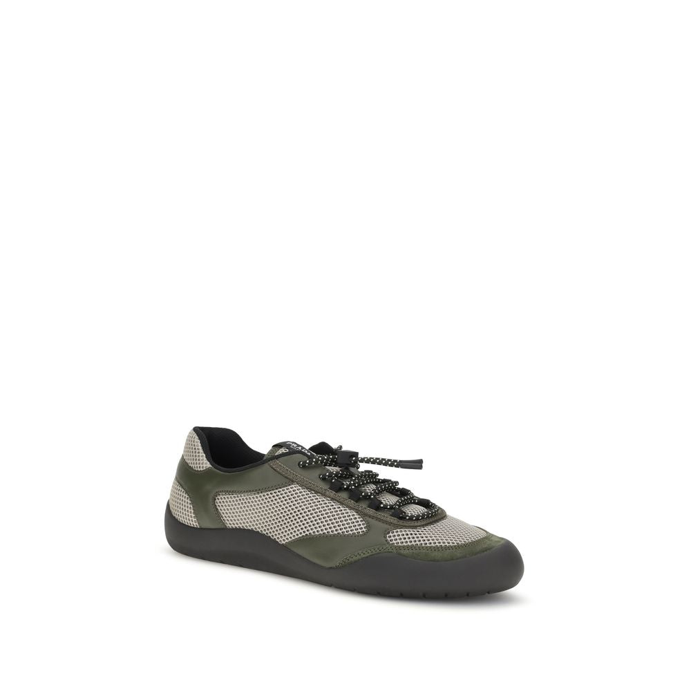 Prada Bicolor Polyester Athletic Sneakers Prada