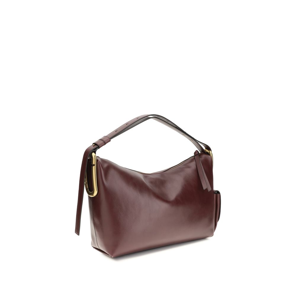Marc Jacobs Bordeaux Calf Leather Bos Taurus Handbag