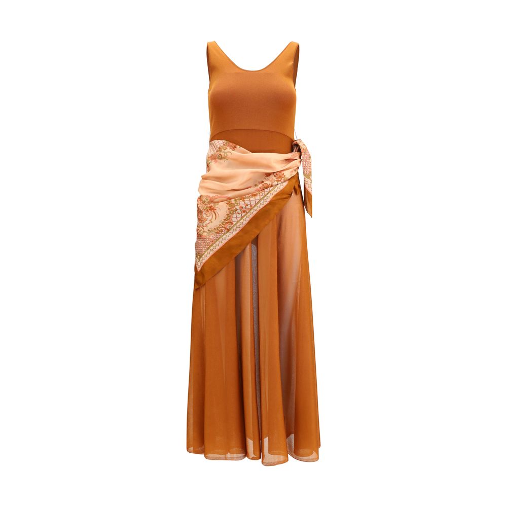 Zimmermann Brown Viscose Casual Dress Zimmermann